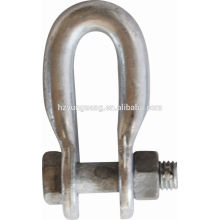 hot-dip galvanized shackle overhead lines fittings power pole accessories electric transmission line fitting